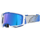 Brýle VISION 8 CORP, ALPINESTARS (modrá/bílá, zrcadlové modré plexi) 2025