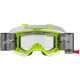 Brýle VISION 8 WORDMARK ROLL-OFF WIDE VISION, ALPINESTARS (bílá/žlutá fluo, čiré plexi a roll-off systém) 2025