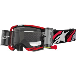 Brýle VISION 8 LUAR ROLL-OFF WIDE VISION, ALPINESTARS (červená/černá, čiré plexi a roll-off systém) 2025