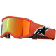 Brýle VISION 5 CORP, ALPINESTARS (oranžová, zrcadlové červené plexi) 2025