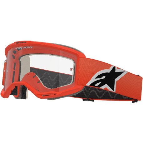 Brýle VISION 5 CORP, ALPINESTARS (oranžová, čiré plexi) 2025