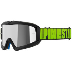 Brýle VISION YOUTH HOLLOW, ALPINESTARS, dětské (černá antracit/žlutá fluo, zrcadlové stříbrné plexi) 2025