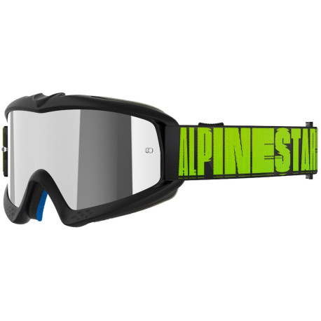 Brýle VISION YOUTH HOLLOW, ALPINESTARS, dětské (černá antracit/žlutá fluo, zrcadlové stříbrné plexi) 2025