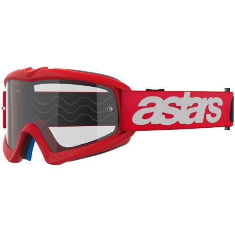 Brýle VISION YOUTH BLAZE, ALPINESTARS, dětské (červená, čiré plexi) 2025