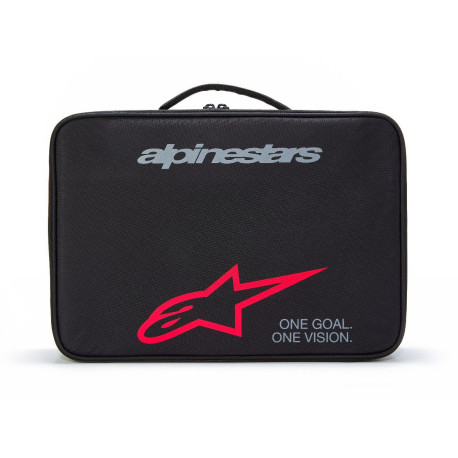 Kufr na brýle SUPERTECH VISION, ALPINESTARS (černá/červená, kapacita 4 ks brýlí a příslušenství)