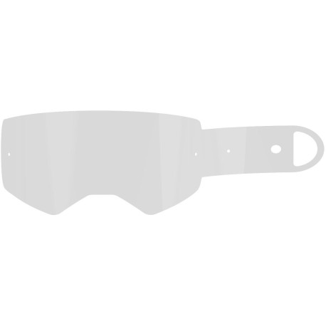 Strhávací slídy plexi STANDARD pro brýle SUPERTECH, ALPINESTARS (50 vrstev v balení, čiré)