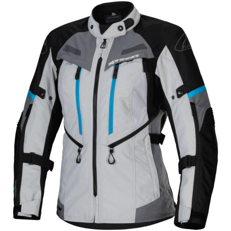 Bunda STELLA BOGOTA PRO DRYSTAR, ALPINESTARS, dámská (šedá/černá/modrá) 2025