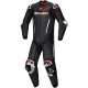 Jednodílná kombinéza GP-R7, TECH-AIR ready/kompatibilní, ALPINESTARS (černá/bílá/červená fluo) 2025