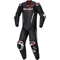 Jednodílná kombinéza GP-R7, TECH-AIR ready/kompatibilní, ALPINESTARS (černá/bílá/červená fluo) 2026