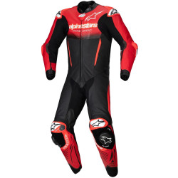 Jednodílná kombinéza GP-R7, TECH-AIR ready/kompatibilní, ALPINESTARS (černá/červená) 2025