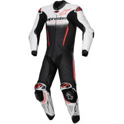 Jednodílná kombinéza GP-R7, TECH-AIR ready/kompatibilní, ALPINESTARS (bílá/černá/červená fluo) 2026