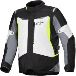 Bunda ST-1 WATERPROOF, ALPINESTARS (světle šedá/černá/žlutá fluo) 2026