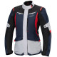 Bunda STELLA ST-1 WATERPROOF, ALPINESTARS (tmavě modrá/černá/červená) 2025
