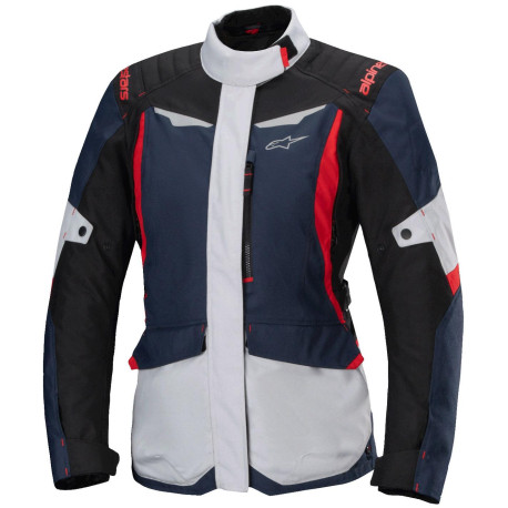 Bunda STELLA ST-1 WATERPROOF, ALPINESTARS (tmavě modrá/černá/červená) 2025