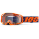 ARMATIC 100% brýle Neon Orange, čiré plexi