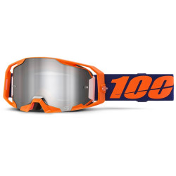 ARMATIC 100'% brýle Neon Orange, stříbrné zrcadlové plexi