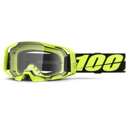 ARMATIC 100% brýle Neon Yellow, čiré plexi