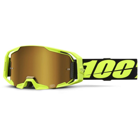 ARMATIC 100% brýle Neon Yellow, zlaté true plexi
