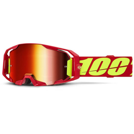 ARMATIC 100% brýle červené, červené plexi