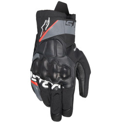 Rukavice COROZAL 3 DRYSTAR, ALPINESTARS (černá/tmavě šedá/červená fluo) 2026