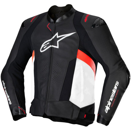 Bunda MISSILE 3, ALPINESTARS (černá/bílá/červená fluo) 2025