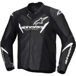 Bunda FASTER 3, ALPINESTARS (černá/bílá) 2025