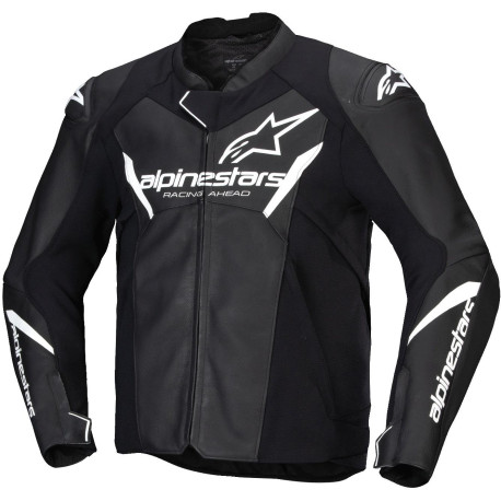 Bunda FASTER 3, ALPINESTARS (černá/bílá) 2025