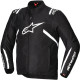 Bunda T-SPS 2 WATERPROOF, ALPINESTARS (černá/bílá) 2025