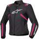 Bunda STELLA T-SPS 2 WATERPROOF, ALPINESTARS (černá/bílá/růžová) 2025