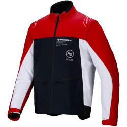 Bunda LITE-DURA SOFTSHELL, ALPINESTARS (černá/červená/bílá) 2026