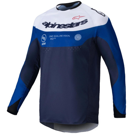 Dres PRO-DURA, ALPINESTARS (modrá/bílá) 2025