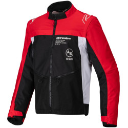 Jacket PRO-DURA, ALPINESTARS (černá/červená/bílá) 2025