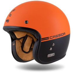 Přilba Eso Super Hooligan, CASSIDA (černá/oranžová perleť) 2025