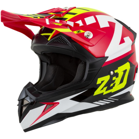 Přilba X1.9 TARGA, ZED (červená/žlutá fluo/černá/bílá) 2025