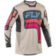 Dres LITE VICE, FLY RACING - USA 2025 (šedá/růžová)