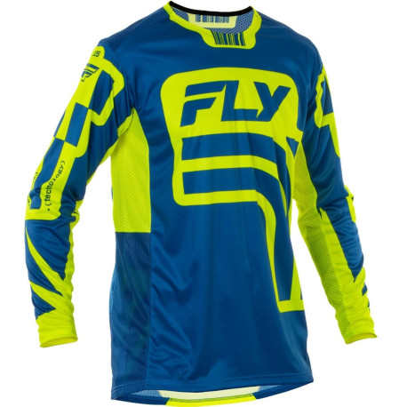 Dres LITE LANCER, FLY RACING - USA 2025 (modrá/hi-vis)