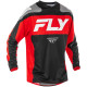 Dres F-16, FLY RACING - USA 2025 (černá/červená/bílá)