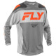 Dres F-16, FLY RACING - USA 2025 (šedá/oranžová)