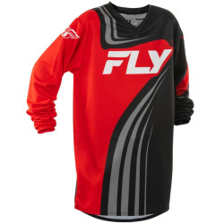 Dres F-16, FLY RACING - USA 2025 dětské (černá/červená/bílá)