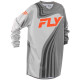 Dres F-16, FLY RACING - USA 2025 dětské (šedá/oranžová)