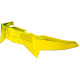 Aerodynamický stabilizátor pro přilby AERO, CASSIDA - ČR (žlutý fluo probarvený polykarbonát plast)