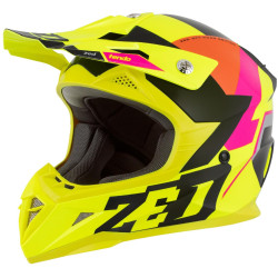 Přilba X1.9D TENDO, ZED, dětská (žlutá fluo/růžová/oranžová/černá) 2025