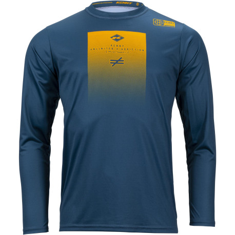 KENNY cyklo dres FACTORY petrol/yellow
