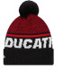 Zimní čepice DUCATI (černá,červená)