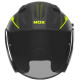Přilba N130 Myst, NOX (černá matná, žlutá fluo) 2025