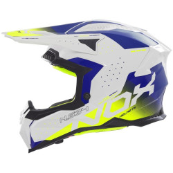 Přilba N634, NOX (bílá,modrá,žlutá fluo) 2025