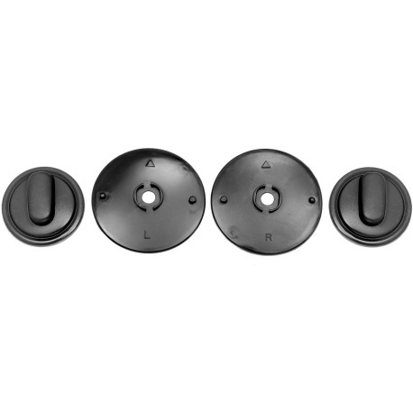Mechanismus plexi pro přilby Heritage L+P, NOX (černá)