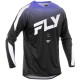 Dres EVOLUTION, FLY RACING - USA 2025 (černá/bílá/fialová)