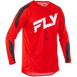 Dres EVOLUTION, FLY RACING - USA 2025 (červená/bílá/černá)