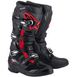 Boty TECH 7, ALPINESTARS (černá/červená fluo) 2025